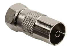 OCS Koppelstuk F-stekker Female > Coaxstekker Female